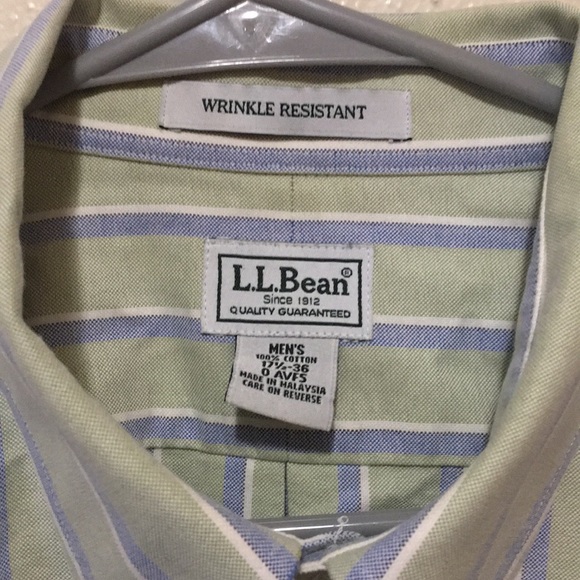 L.L. Bean wrinkle resistant button down - Picture 2 of 5